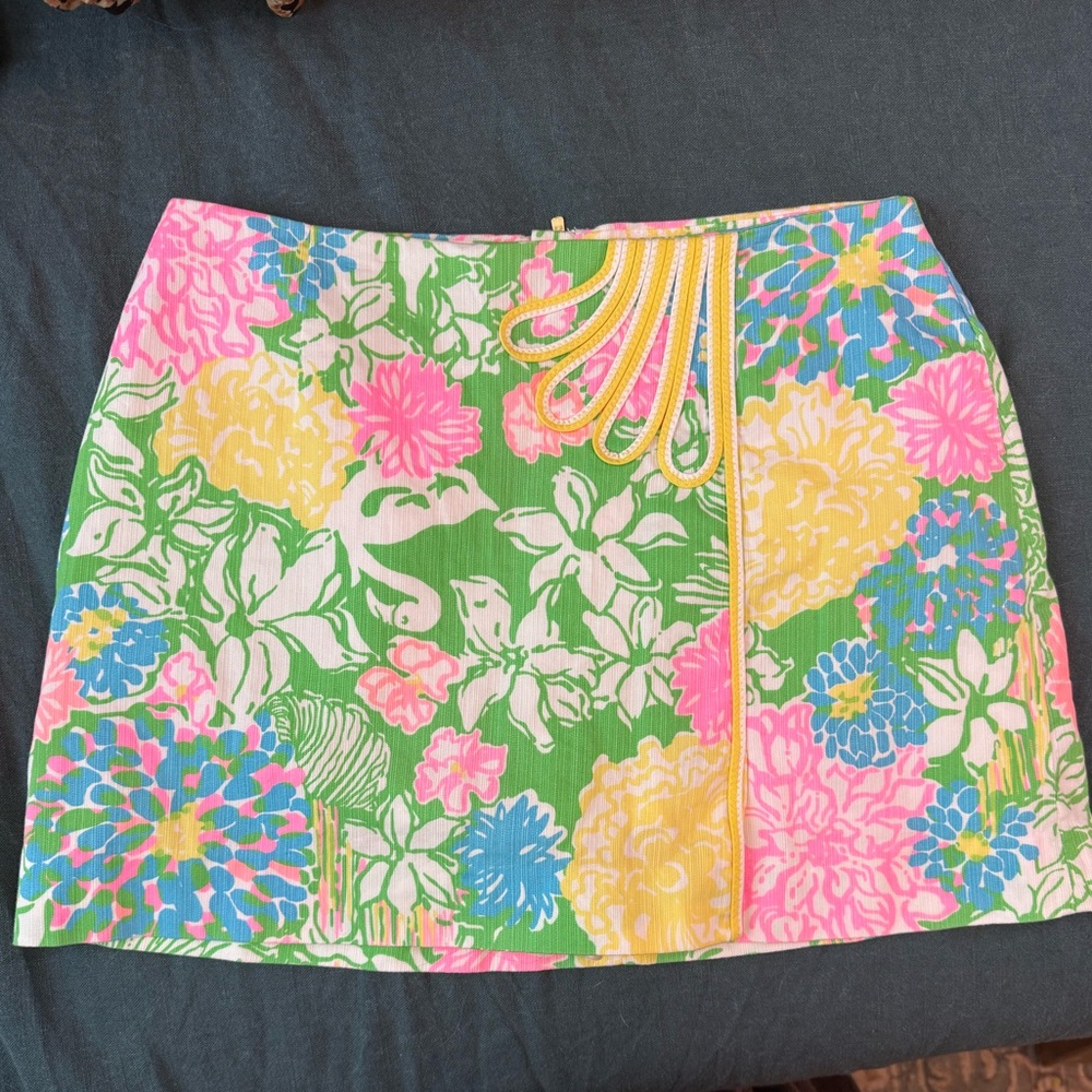 Lilly Pulitzer Multicolor Floral Skirt